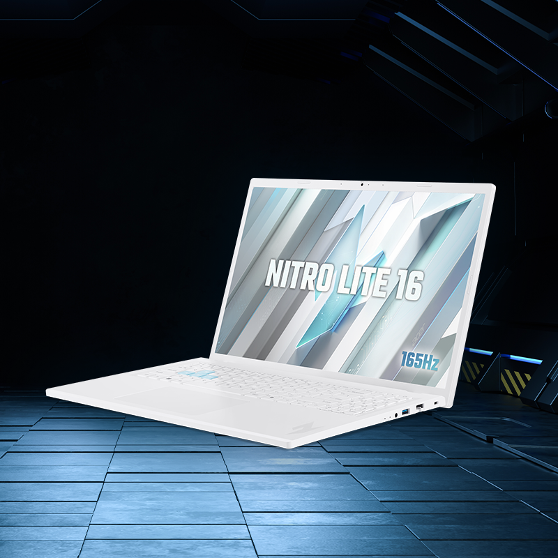 Laptop Acer Gaming Nitro Lite NL16-71G-71UJ (i7-13620H; 16GB; 512GB SSD; RTX3050/6GB; 16FHD+ 165Hz; Win11; trắng; NH.D59SV.002)