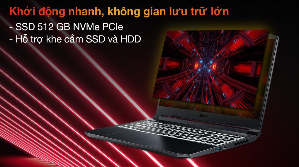 Laptop Acer Nitro 5 AN515-57-74NU NH.QD9SV.001