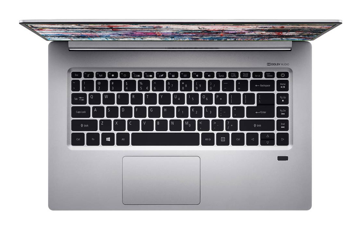Laptop Acer Swift 5 SF515-51T-71Q1 (NX.H7QSV.002) Win10, Silver,FP