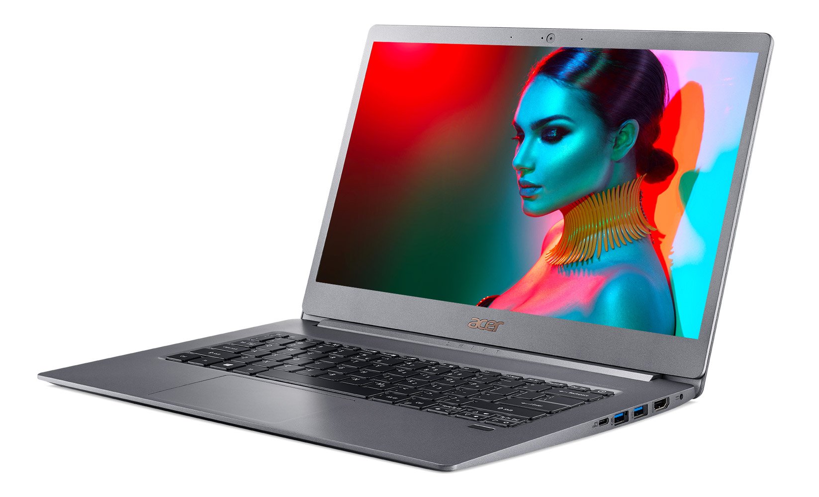 Laptop Acer Swift SF514-53T-740R(NX.H7KSV.002) Win10, Grey,FP