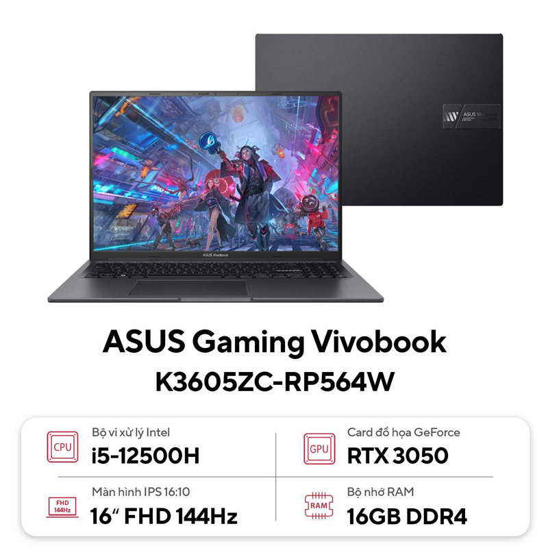 Laptop Asus Gaming VivoBook K3605ZC-RP564W