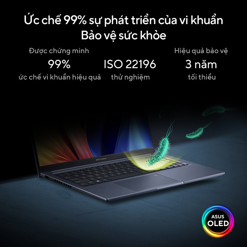 Laptop Asus Vivobook M1503QA-L1028W Xanh