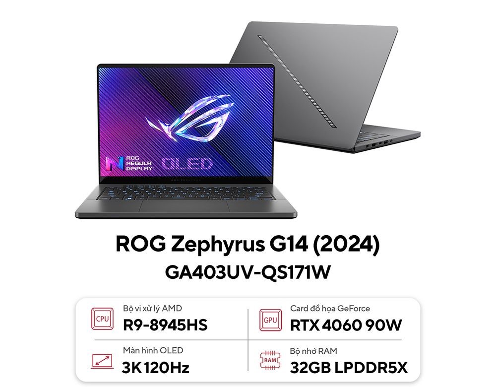 Laptop Asus ROG Zephyrus G14 GA403UV-QS171W