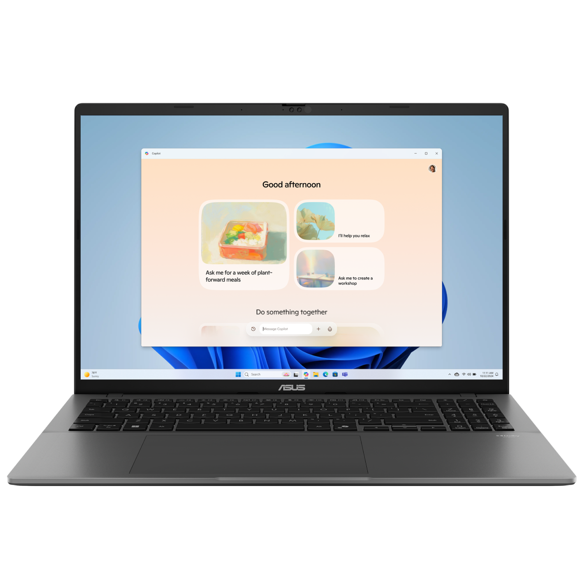 Laptop Asus Vivobook S14 S3407QA-SF043WS /Snapdragon X X126100/16GB/512GB SSD/14.0 WUXGA/Win11/Xám