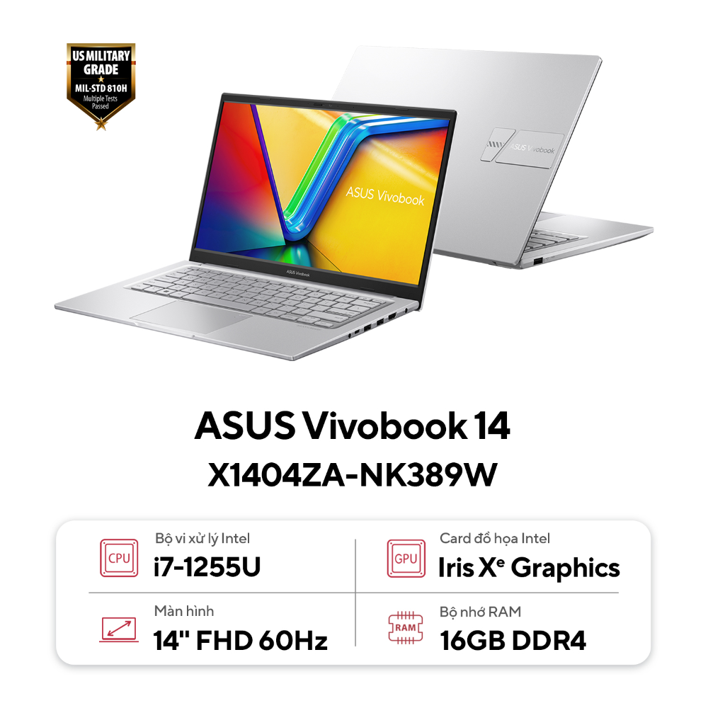 Laptop Asus Vivobook X1404ZA-NK389W