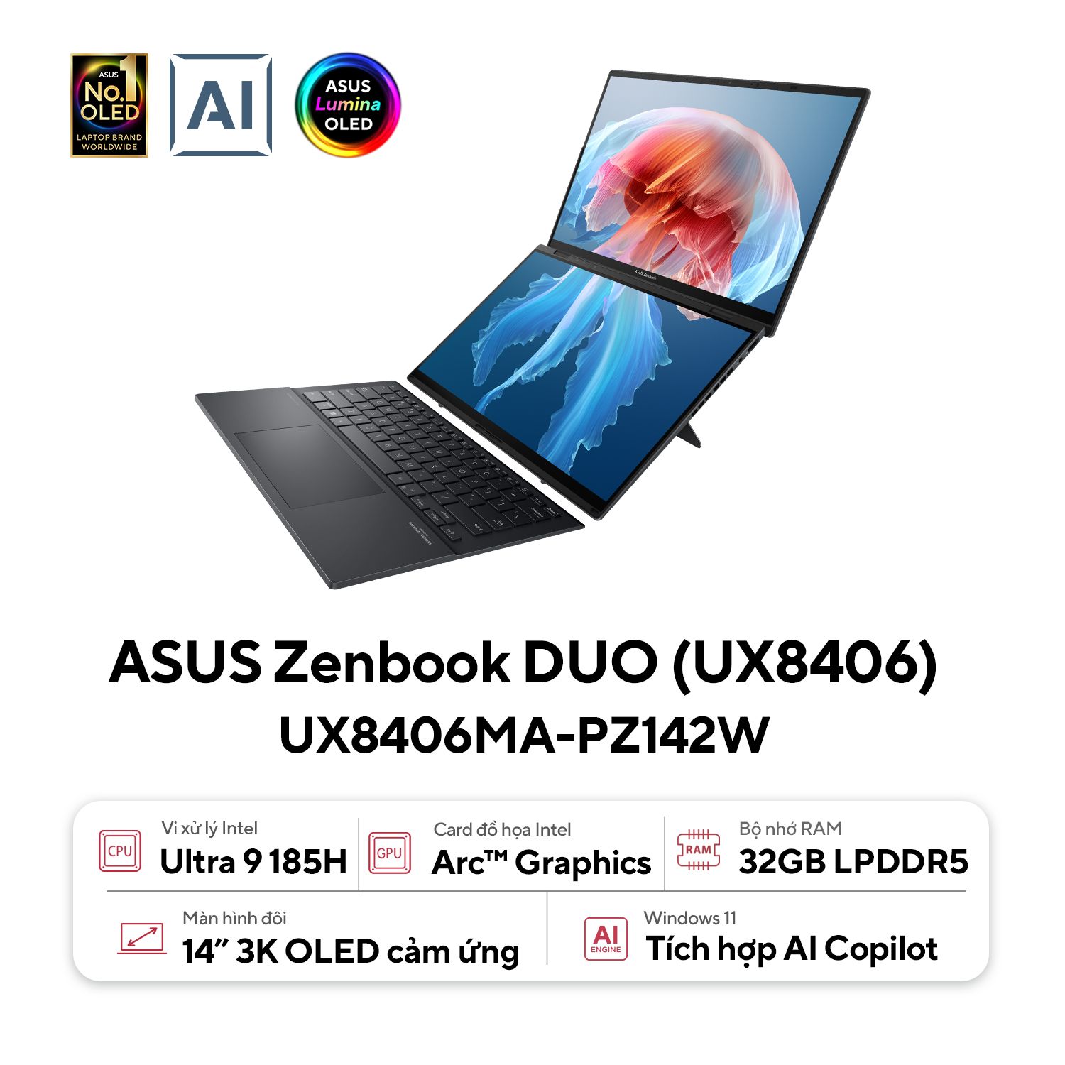 Laptop ASUS Zenbook UX8406MA-PZ142W