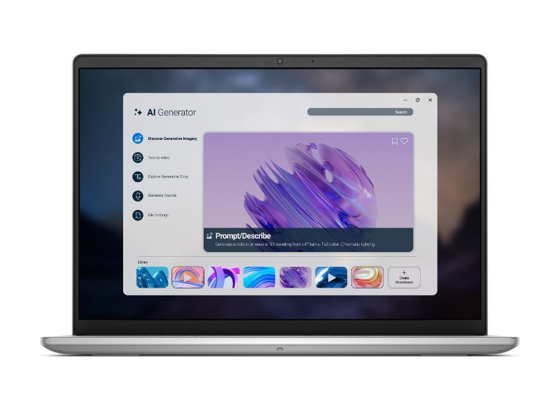 Laptop Dell 14 DC14255 71083617 /Ryzen AI 7 350, 16GB, 1TB SSD, AMD Graphics, 14, 4C 54Wh, ax+BT, OfficeH24+365, McAfee LS, Win 11 Home, Bạc (Platinum Silver), 1Y WTY