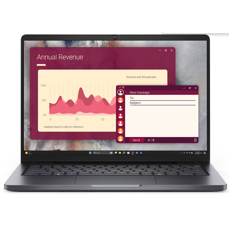 Laptop Dell Pro 14 PC14250 71076111 /Core 5-120U/16GB/1TBSSD/14 FHD+/3C 45Wh, ax+BT, BL/KYHD/W11