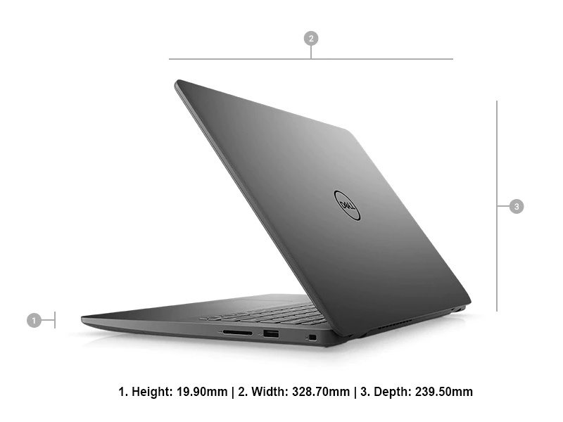 Laptop Dell Vostro 3401 70227394 W10 Đen