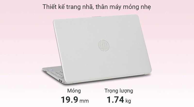 Laptop HP 15s-du0116TU 8TW28PA Bạc Win 10