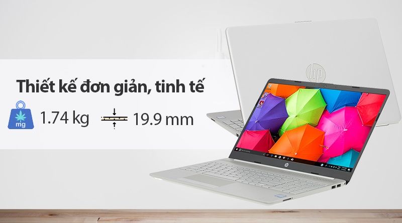 Laptop HP 15s-du0116TU 8TW28PA Bạc Win 10