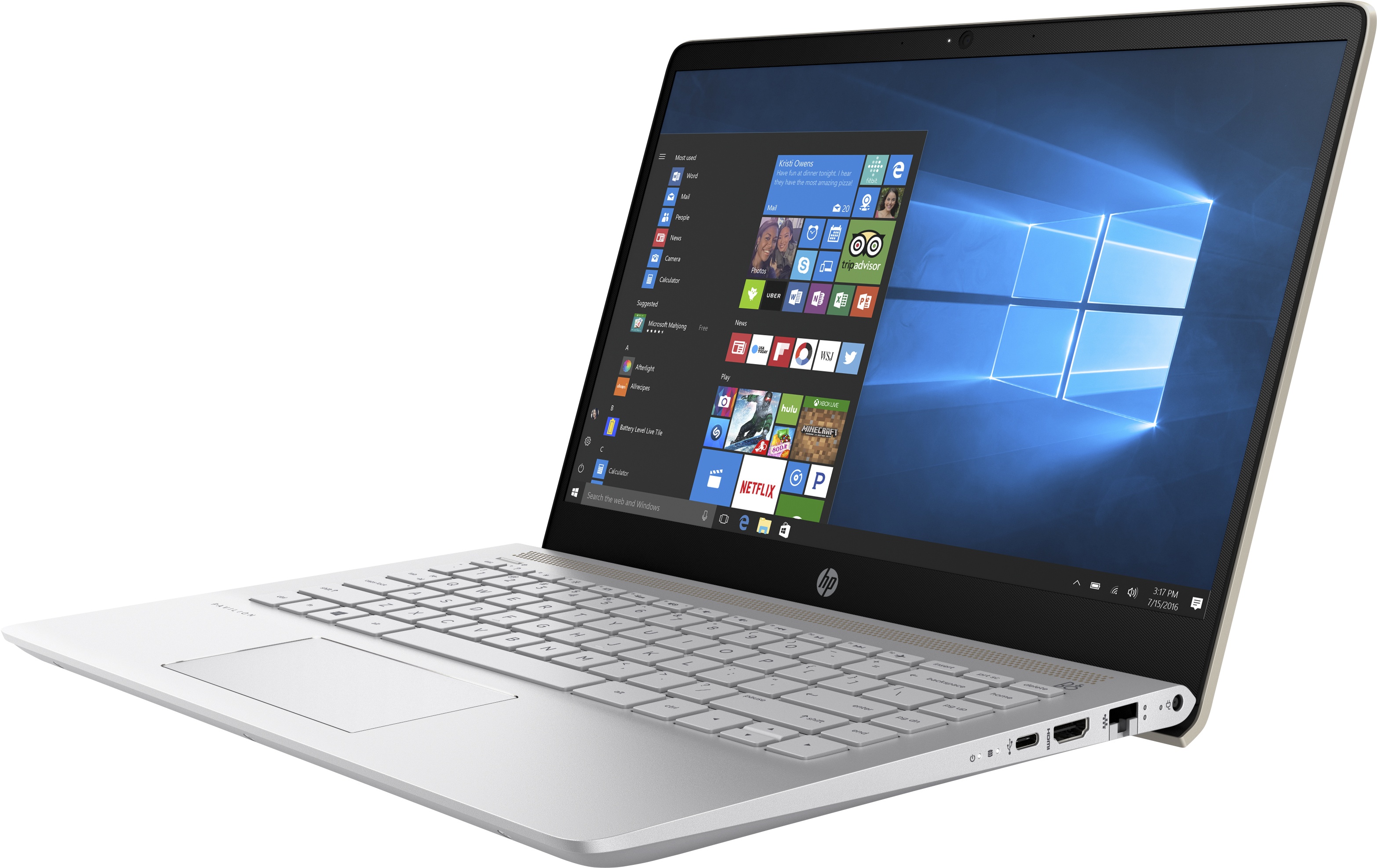 Laptop HP Pavilion 14-bf116TU 3MS12PA GOLD Core i5 Kabylake R Win10