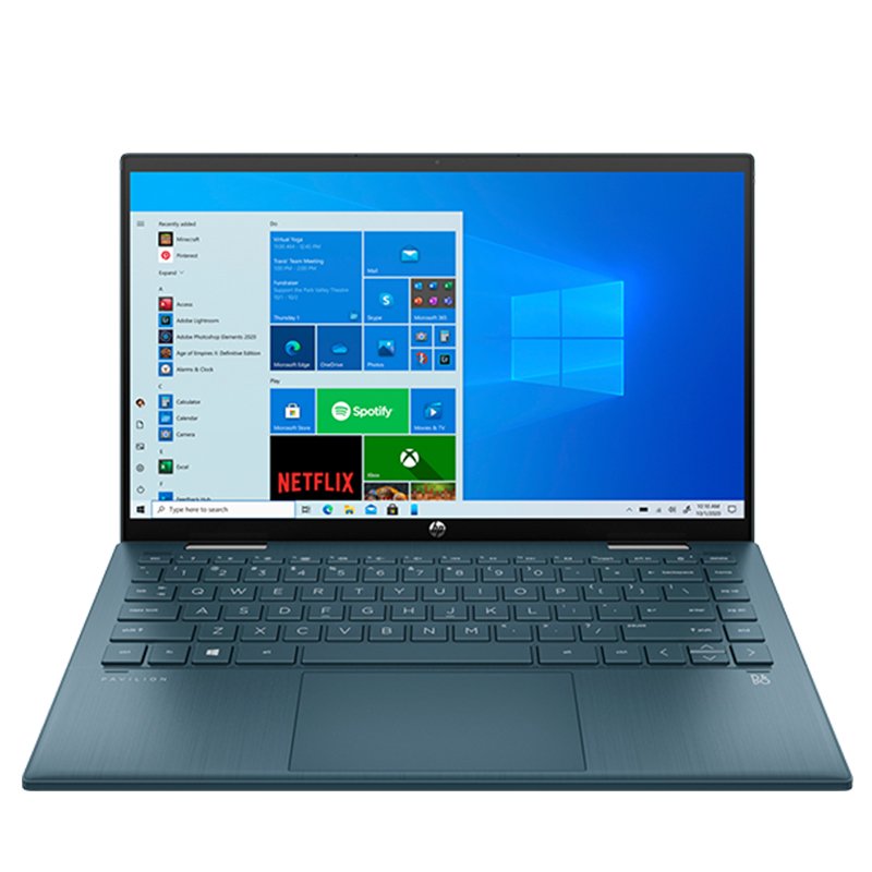 Laptop HP Pavilion x360 14-dy0077TU 46L95PA Xanh