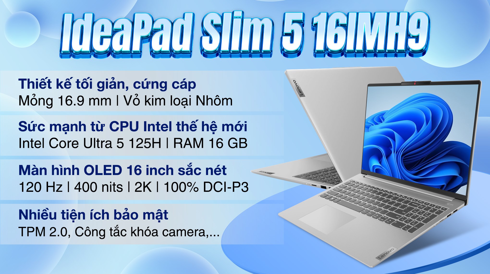 Laptop LENOVO Ideapad Slim 5 - 16IMH9 83DC001RVN