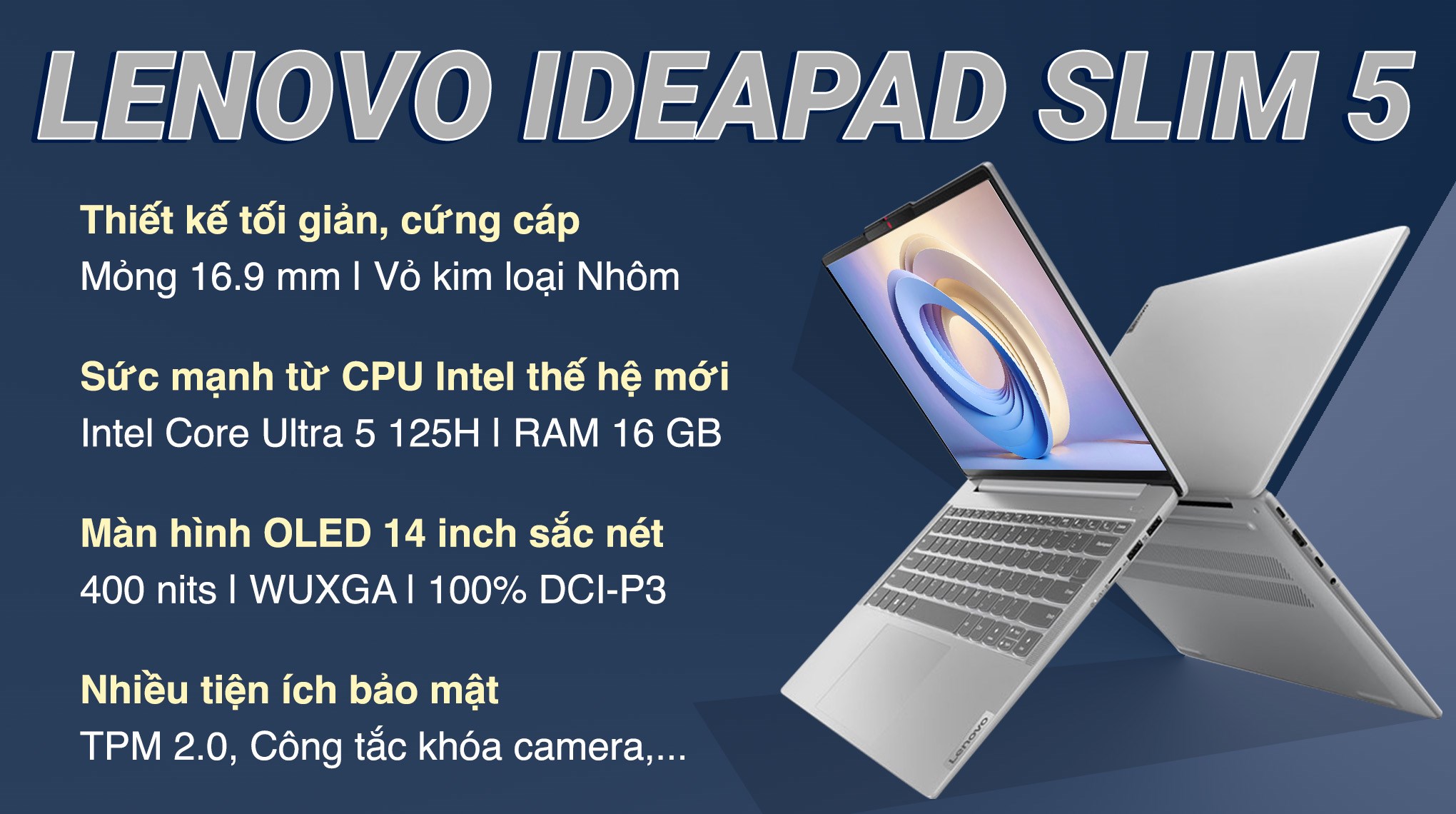 Laptop LENOVO IdeaPad Slim 5 14IMH9 83DA001NVN