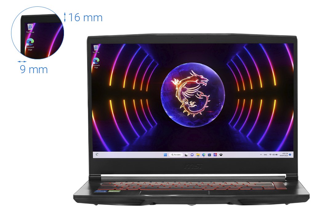 Laptop MSI GF63 Thin 12VE-460VN