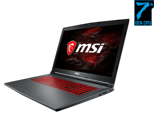 Laptop MSI GV72 7RD-874XVN (GeForce® GTX 1050, 4GB GDDR5)
