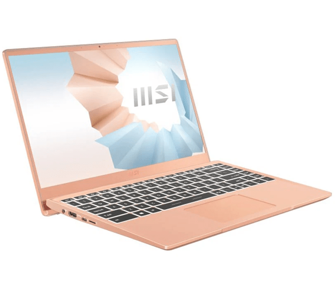 Laptop MSI Modern 14 B11SB 075VN Vàng hồng