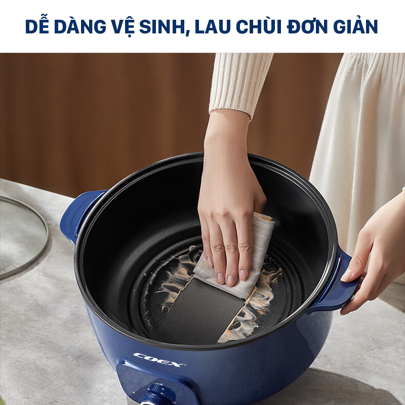 Lẩu điện đa năng 11.2 lít Coex CH-2120M (3 tầng)