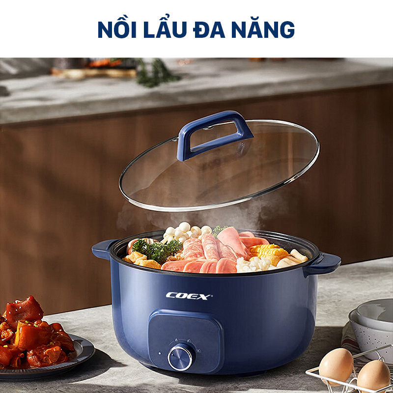 Lẩu điện đa năng 11.2 lít Coex CH-2120M (3 tầng)