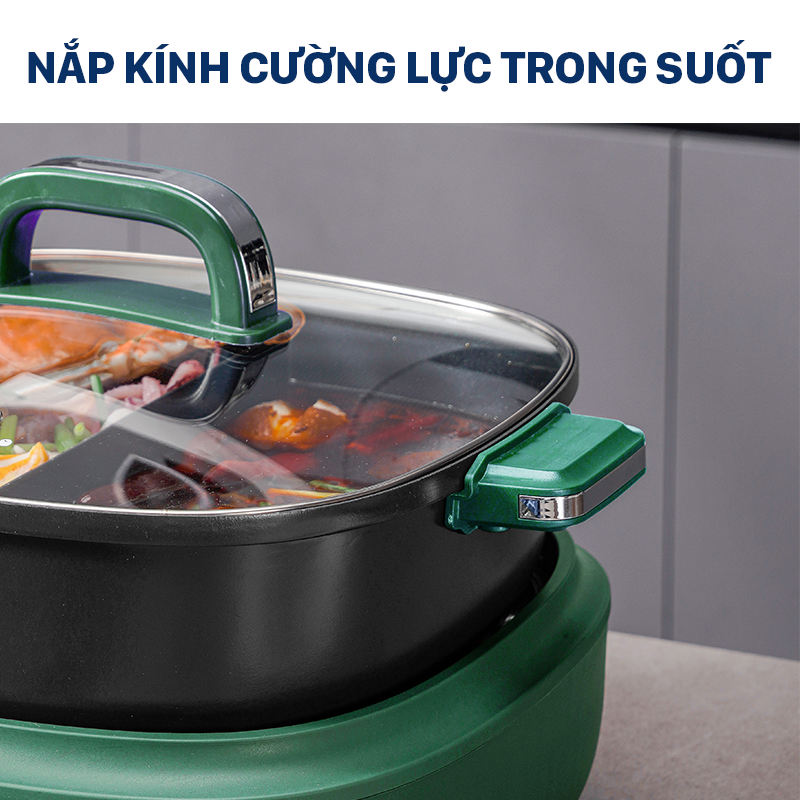 Lẩu điện đa năng 6 lít Coex CH-2121