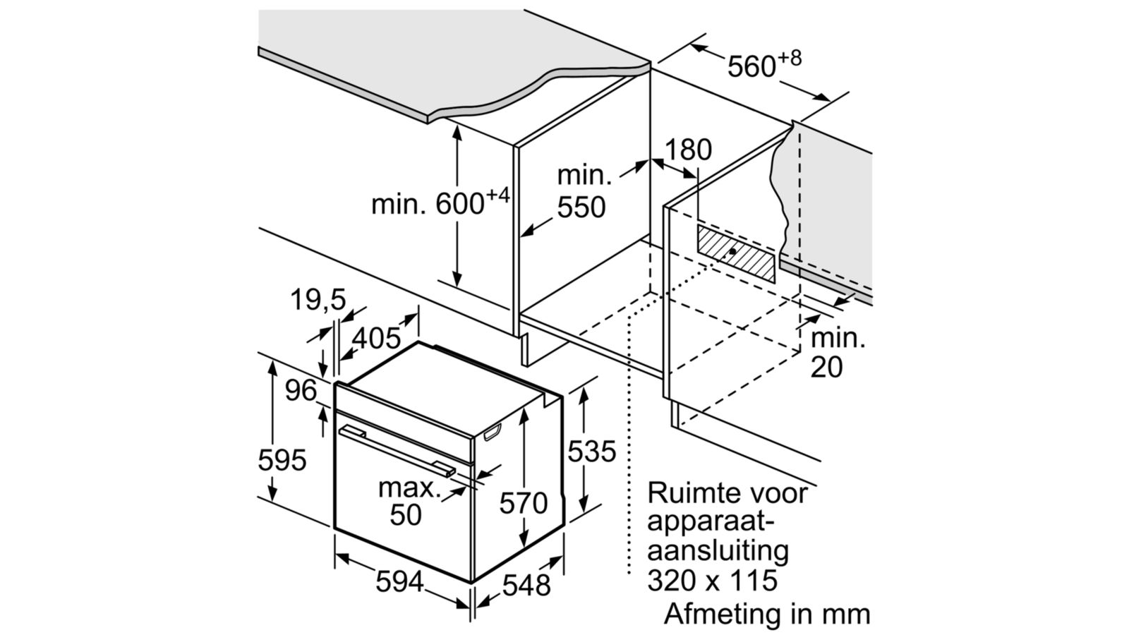 Lò nướng Bosch 71L HBA534BS0A - Poland