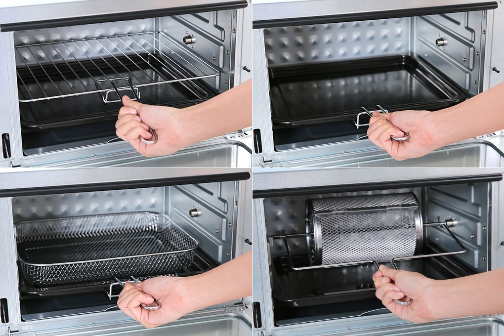 Lò nướng kiêm nồi chiên không dầu UNIE Q37
