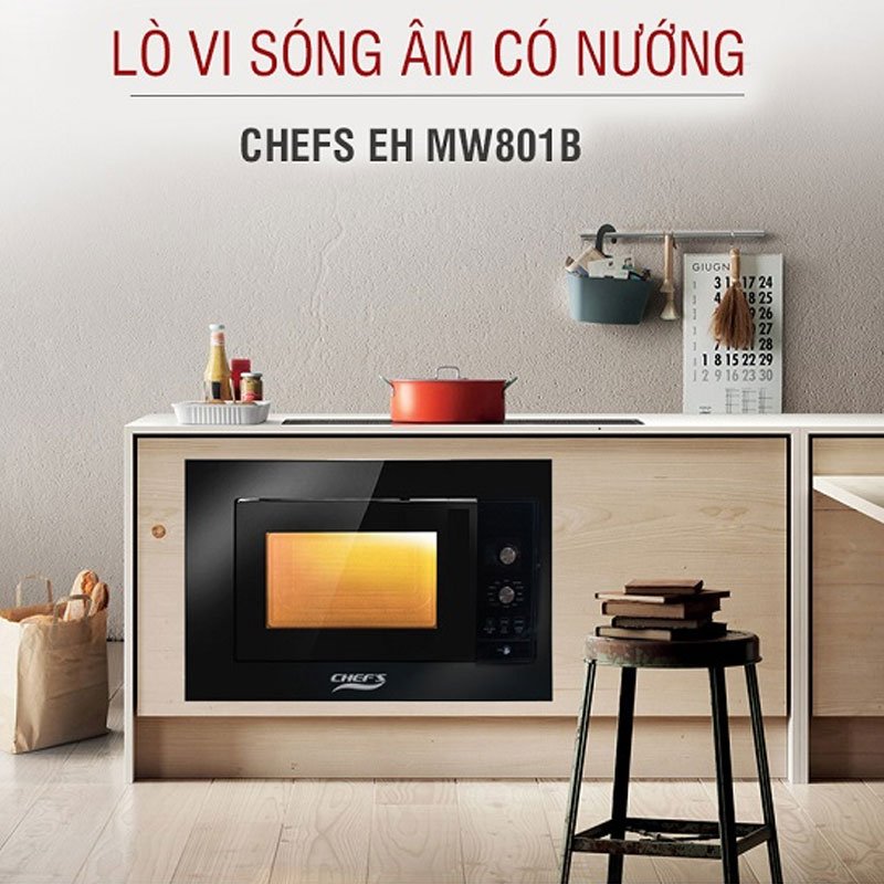 Lò vi sóng âm Chef's EH-MW801S