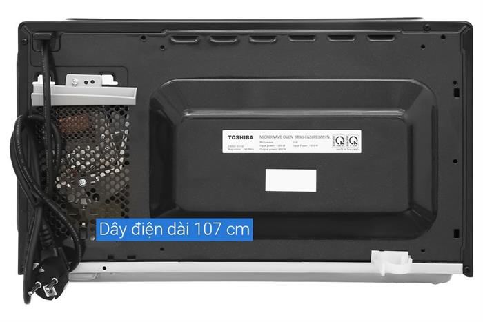 Lò vi sóng điện tử có nướng 26L Toshiba MW3-EG26PE(BM)VN-Thailand