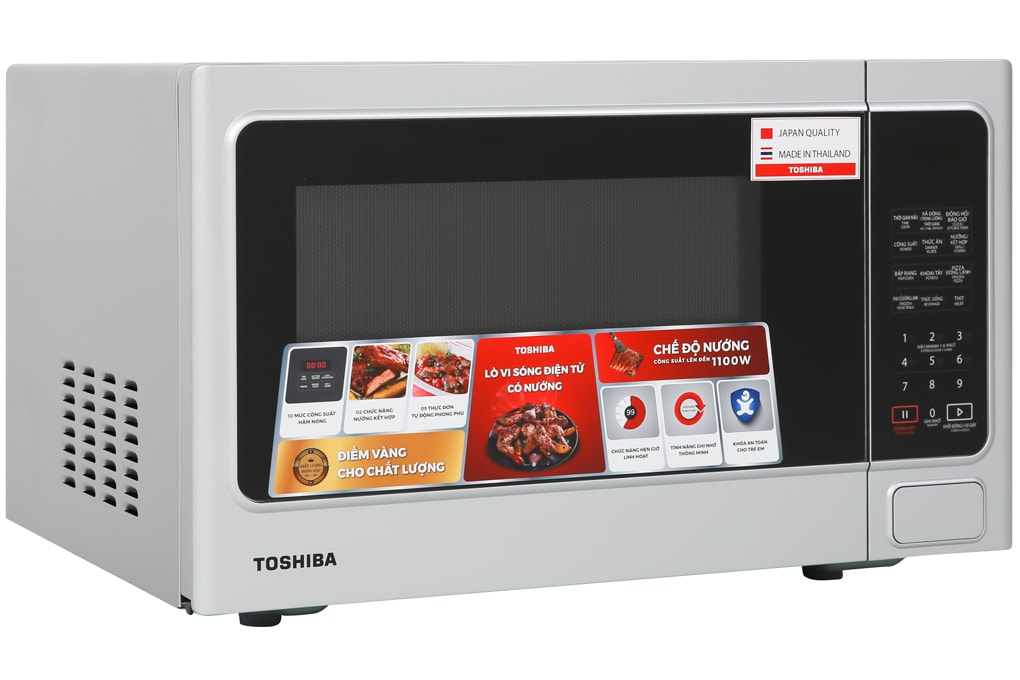 Lò vi sóng Điện tử có nướng 34L Toshiba ER-SGS34(S1)VN-Thailand
