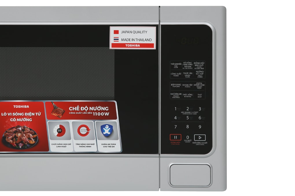 Lò vi sóng Điện tử có nướng 34L Toshiba ER-SGS34(S1)VN-Thailand