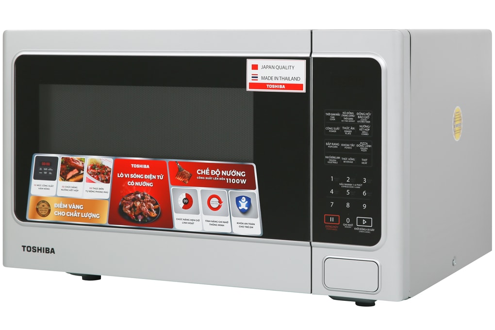 Lò vi sóng Điện tử có nướng 34L Toshiba ER-SGS34(S1)VN-Thailand