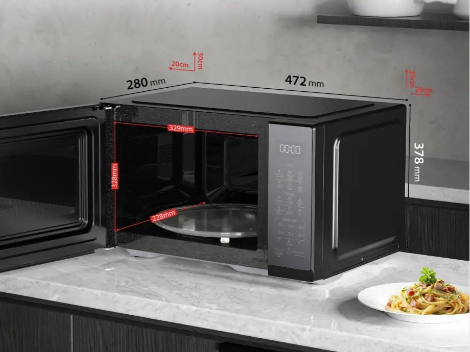 Lò vi sóng mặt gương 26L Toshiba MW3-EM26PE(BM)VN