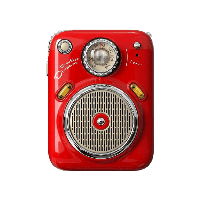 Loa Bluetooth Divoom - Beetles FM Red