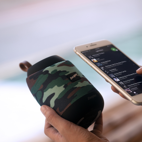 Loa bluetooth Energizer BTS 061 6w màu rằn ri Camo (Kiêm pin dự phòng)