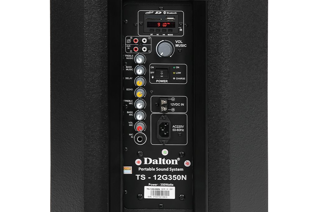 Loa Bluetooth Karaoke Dalton TS-12G350N