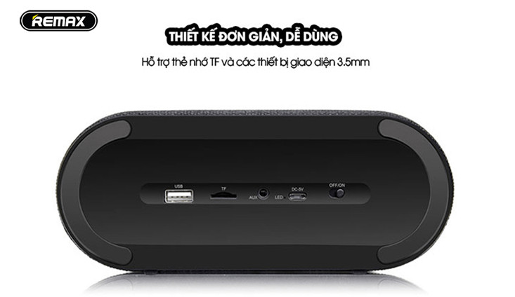 Loa Bluetooth kiêm đồng hồ báo thức Remax RB-M26