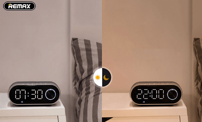 Loa Bluetooth kiêm đồng hồ báo thức Remax RB-M26