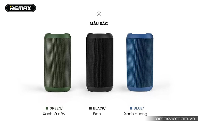 Loa Bluetooth Remax chống nước Waterproof Wireless Speaker RB-M28 Blue