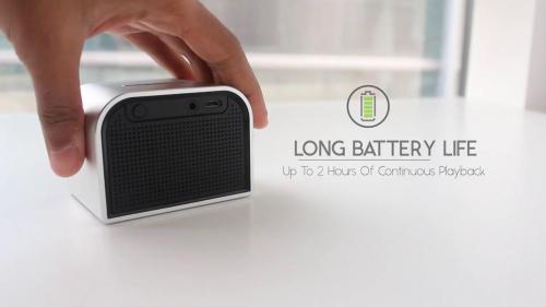 Loa Bluetooth Remax RB-M8 Mini Bạc