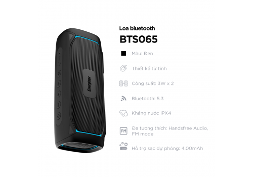 Loa di động Energizer - BTS065BK