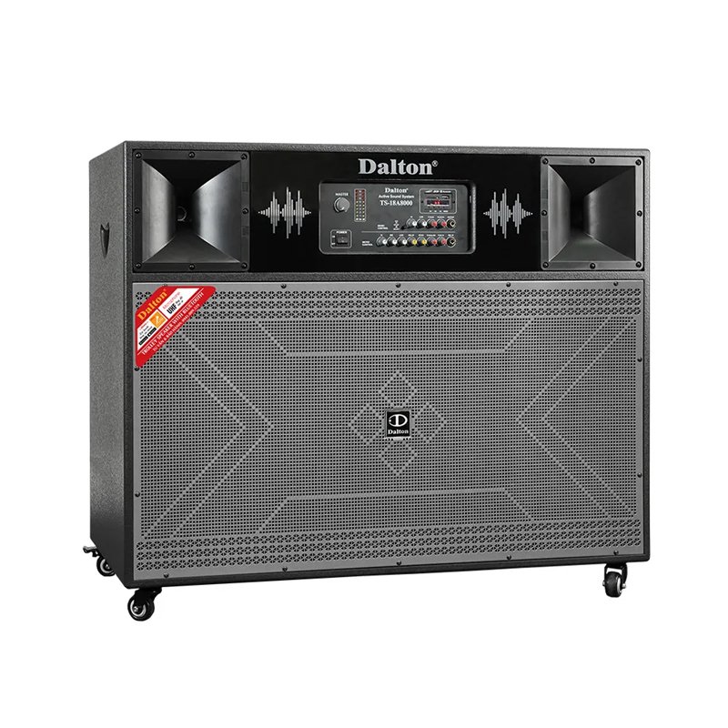 Loa điện Dalton TS-18A8000 (Kèm 2 mic) 3000W Bass 50cm 2x18''