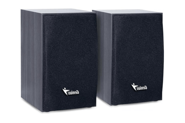 Loa gỗ cổng USB Genius SP-HF180 vân đen