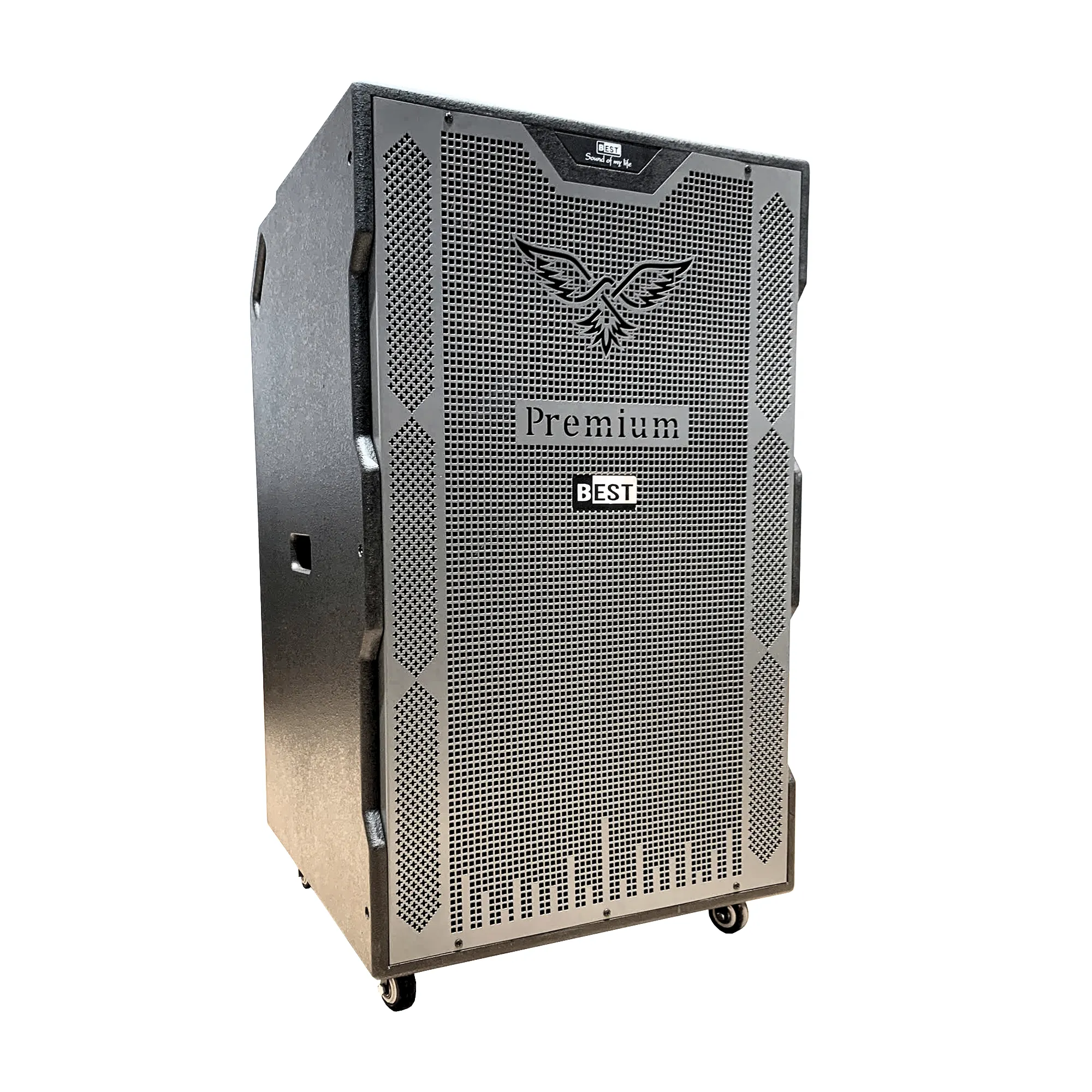 Loa kéo Best Super V2 Bass50 (Kèm 2 mic)