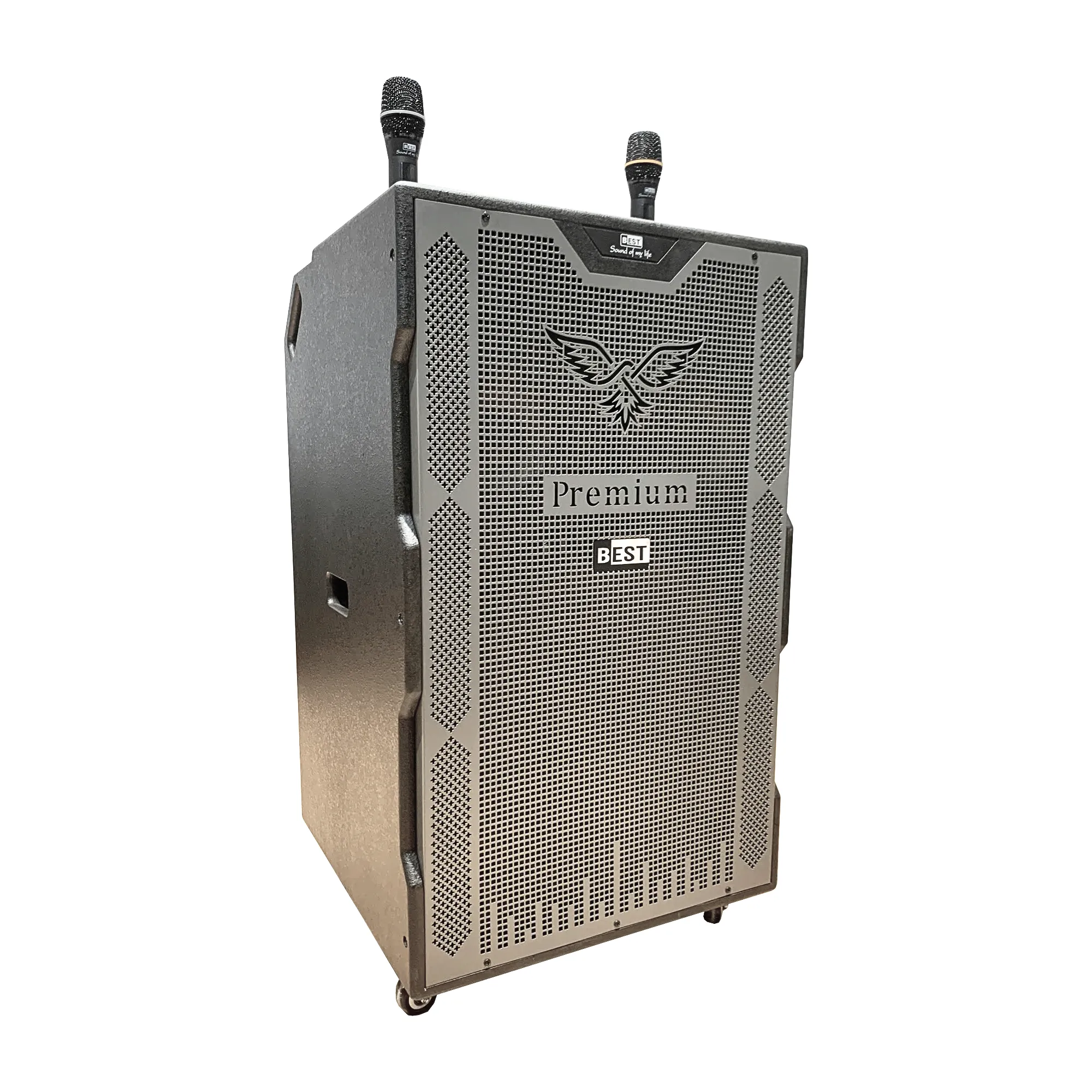 Loa kéo Best Super V2 Bass50 (Kèm 2 mic)