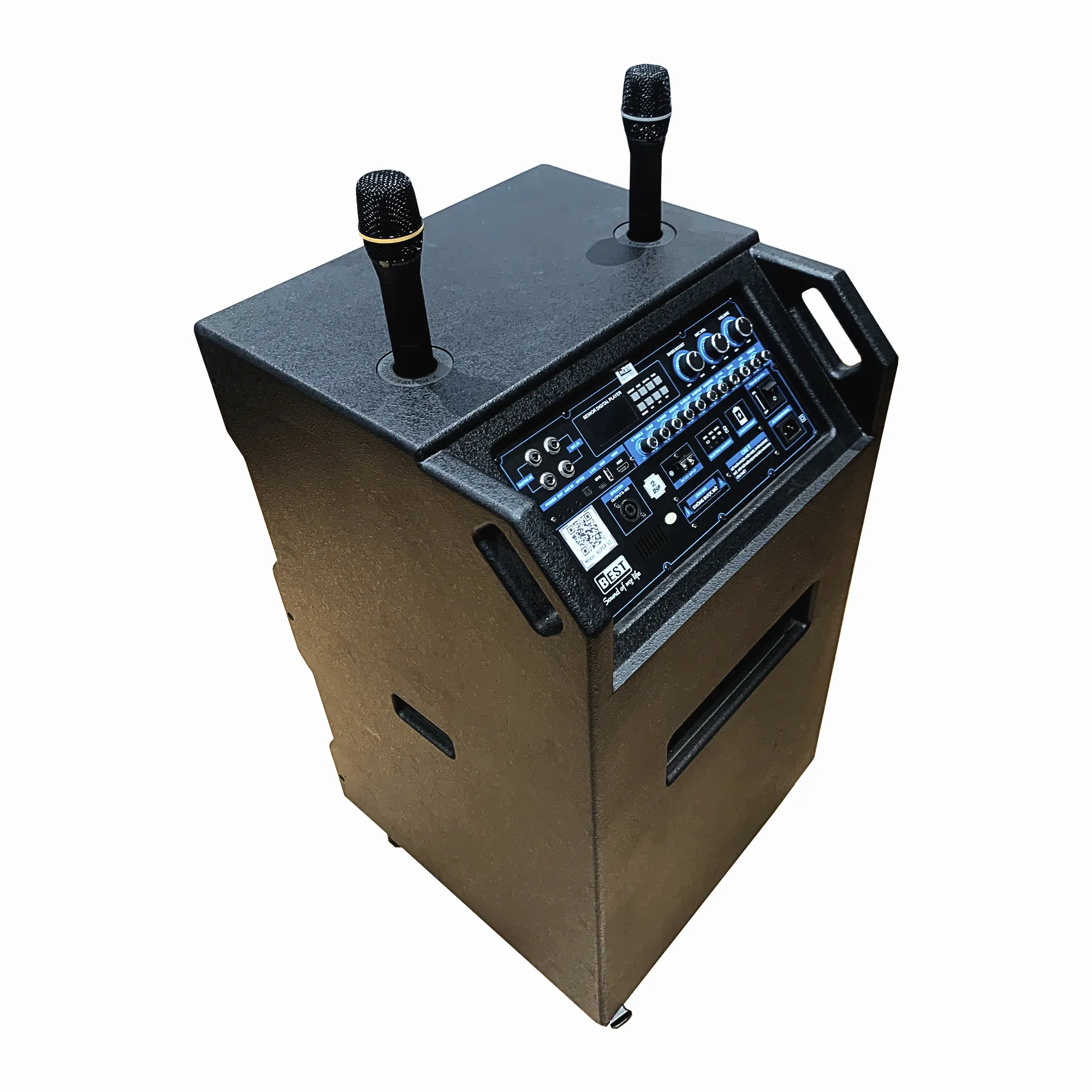 Loa kéo Best Super V2 Bass50 (Kèm 2 mic)