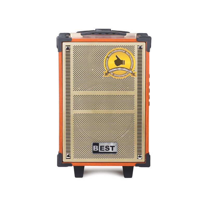 Loa kéo Best vỏ kim loại (kèm 2 micro ko dây) 150W Bass 20cm ND-150B20 Metal
