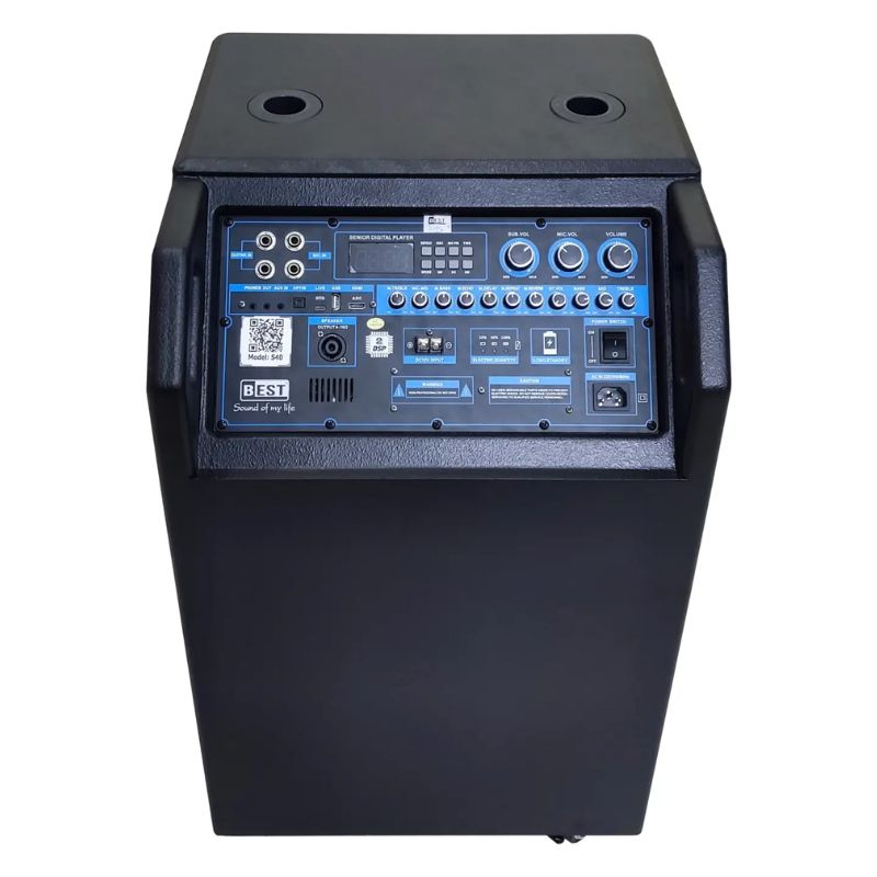 Loa kéo di động Best S40 2.000w Bas40 (2mic)