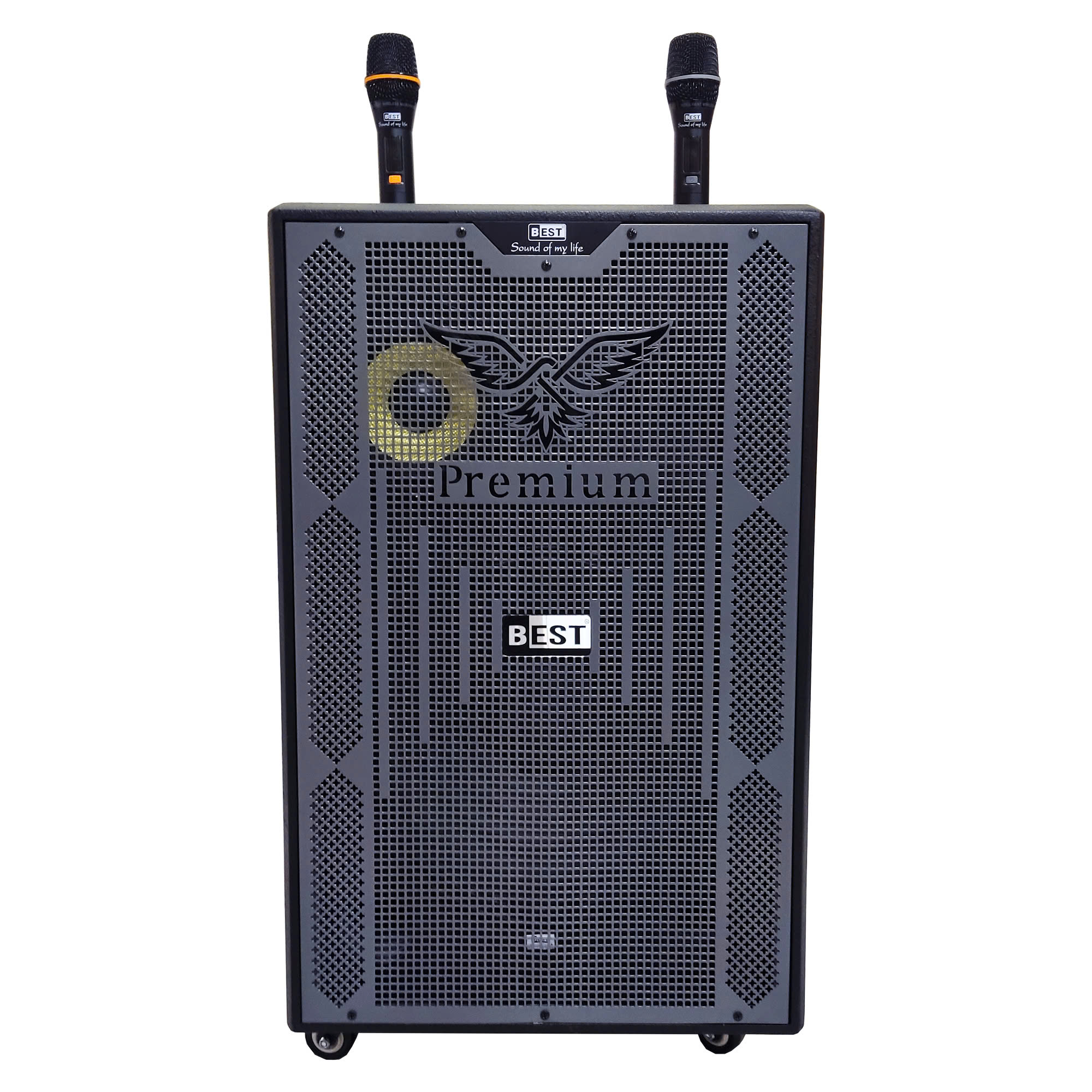 Loa kéo di động Best S40 2.000w Bas40 (2mic)