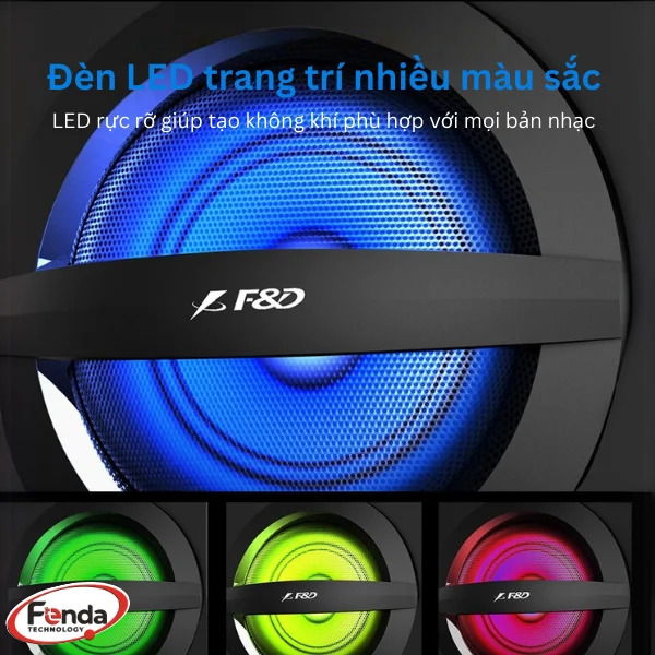 Loa máy tính Bluetooth Fenda A140X/ 2.1, có điều khiển